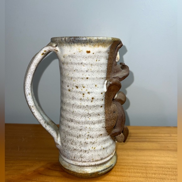 Vintage Mahon Pottery Jug Mug Beer Stein Man Cave Wasted Funny Face - Picture 4 of 8